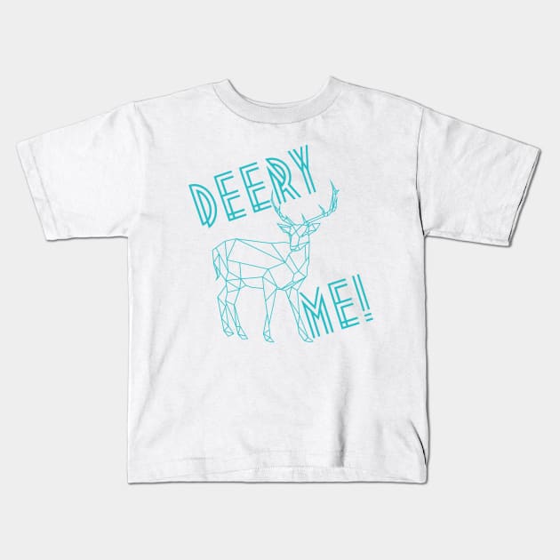 Deery me! design Kids T-Shirt by Life is Raph